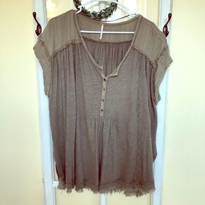 Free People Aster Henley - Army